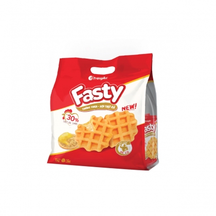 BÁNH TRỨNG TƯƠI SỢI THỊT GÀ FASTY 156g